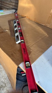6-Foot & 28-Inch Spirit Levels with Metal Framing Square