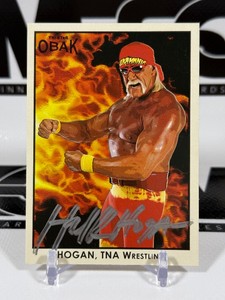 Hulk Hogan On-Card Auto 2010 Tristar-Obak #N9 National Sports Collectors Convention Wrestling Card