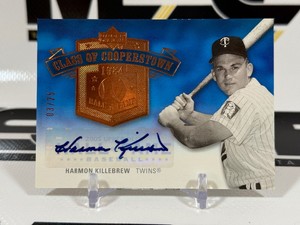Harmon Killebrew Auto 25 2005 Upper Deck Hall of Fame Baseball Class of Cooperstwon #CC-HK2 Numbered 0325 Minnesota Twins Baseball Card