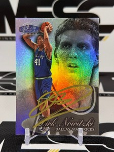 Dirk Nowitzki Auto 1998-99 Flair Showcase Power #3-16 Basketball Card