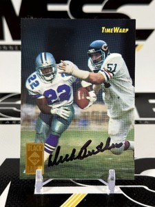 Dick Butkus Auto 1995 Collectors Edge Time Warp #1 Football Card