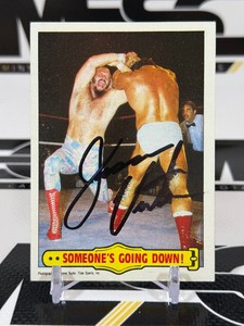 Jesse Ventura Auto 1985 Titan Sports #39 Ringside Action Wrestling Card