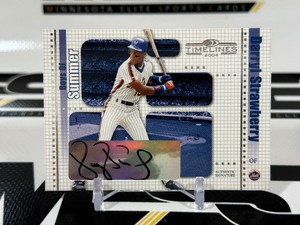 Darryl Strawberry Auto 2004 Donruss Timelines Boys of Summer #9 Baseball Card