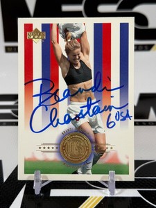Brandi Chastain Auto 2000 Upper Deck US National Team #87 Soccer Card