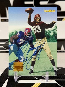 Bruce Smith Auto 1995 Collectors Edge Time Warp #20 Football Card