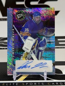 Dominik Hasek Auto 1 of 1 ONLY IN EXISTANCE 2024 Leaf Press Pass Authentics #20A-DH2 Hockey Card