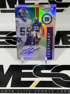 LaVar Arrington Auto 75 2019 Contenders Optic Legendary Contenders #LC-LA Numbered 3075 Football Card