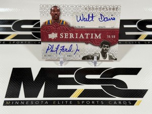Phil Ford  Walter Davis Dual Auto 80 2007-08 NBA Chronology Seriatim #SEF-DF Numbered 7080 Basketball Card