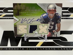 Kevin OConnell RPA 199 RC Auto Triple Relic 2008 SPX Football #177 Numbered 172199 Rookie Card - Minnesota Vikings Coach