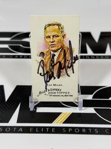 Les Miles Auto 2008 Topps Allen & Ginter Mini #187 Football Card
