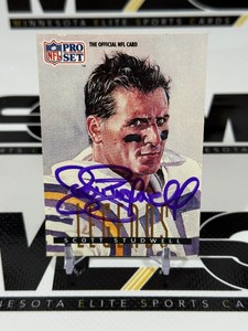Scott Studwell Auto 1991 Pro Set Legeds #700 Minnesota Vikings Football Card
