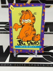 Jim Davis Auto Garfield Skybox Cartoon Card #83