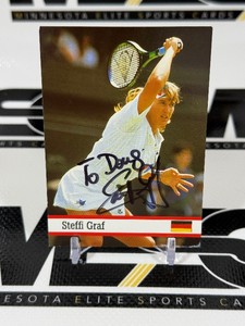 Steffi Graf Auto Tennic Card