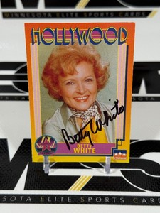 Betty White Auto 1991 Starline Hollywood #148 Trading Card