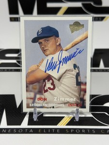 Don Zimmer Auto 2004 Topps Archives Fan Favorites #69 baseball Card