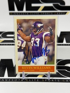 Kevin Williams Auto 2009 Upper Deck Philadelphis #109 Minnesota Vikings Football Card