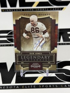 Dub Jones Auto 2009 Playoff Contenders legendary #27 Football Card