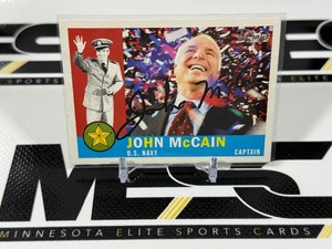 John McCain Auto 2009 Topps Heritage #3 Trading Card