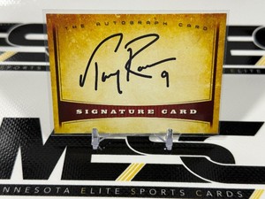 Tony Romo Autographed Football Card