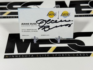 Jeanie Buss Auto Los Angeles Lakers Owner Business Card