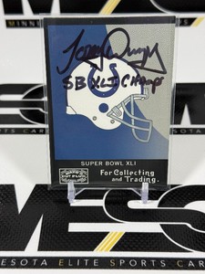 Tony Dungy Auto Super Bowl XLI Champs Indianpolis Colts Football Card 2998 Tios #SB41-A