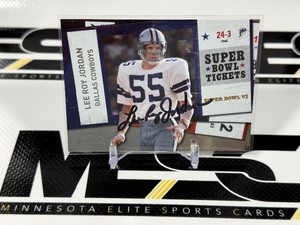 Lee Roy Jordan Auto 2010 Playoff Contenders #18 Football Card