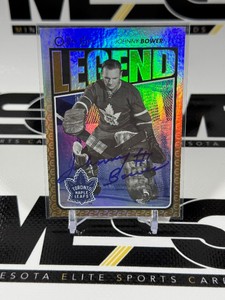 Johnny Bower Auto 2009 Upper Deck OPC Legend #587 Hockey Card