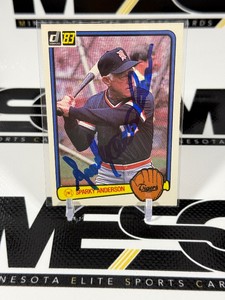 Sparky Anderson Auto 1983 Donruss #553 Vintage Baseball Card
