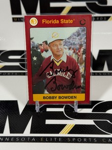 Bobby Bowden Autographed Football Card