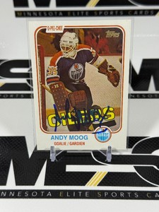 Andy Moog Auto 2002 Topps Reprint #8 Hockey Card