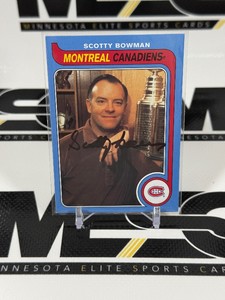 Scotty Bowman Auto 2008-09 O-Pee-Chee #588 Hockey Card