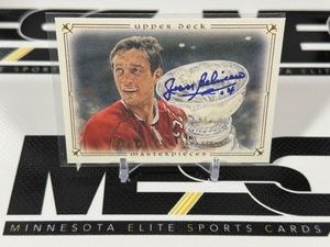 Jean Beliveau Auto 2008 Upper Deck Materpieces #55 Hockey Card