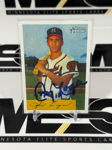 Johnny Logan Auto 2002 Topps Repring #BHR-JL Football Card