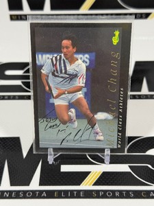 Michael Chang Auto Tennis Card