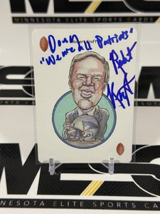 Robert Kraft Auto Football Trading Card