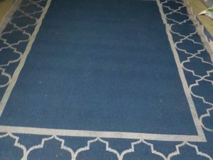 IndoorOutdoor Laguna Blue 710 x 10 Rug- slightly used