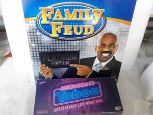Midnight Taboo and Family Feud Games