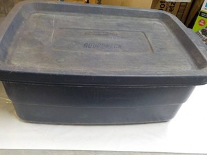 Storage Tote with Cover and all Contents