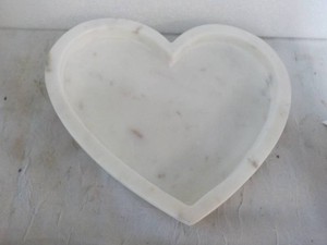 8 Marble Heart Shaped Tray