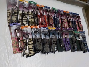 20 pair Reading Glasses - variety of strengths