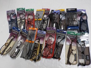 20 pair Reading Glasses - variety of strengths