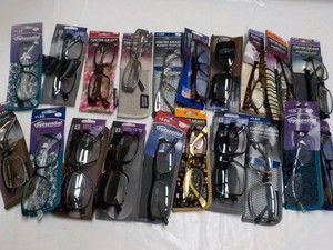 20 pair Reading Glasses - variety of strengths