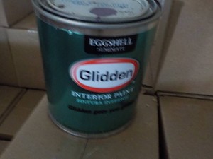 Pallet of Glidden Quart Paint- take as much as you want