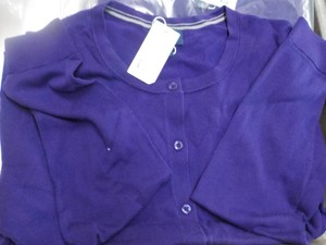 4 Purple Long Sleeve Sweater Tops Cutter and Buck size Large