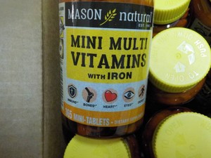 Case of Mason Natural Mini Multi Vitamins past best date