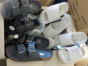 Box of Mens New Overstock Sandals