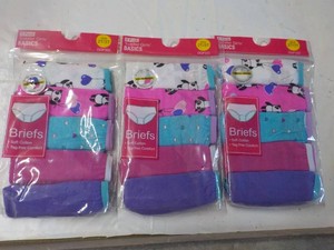 3 Size 2T3T 5 packs Toddler Girls Briefs