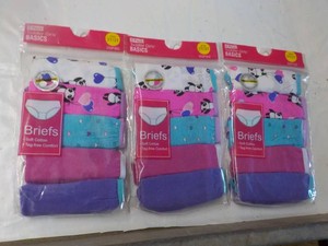 3 Size 2T3T 5 packs Toddler Girls Briefs