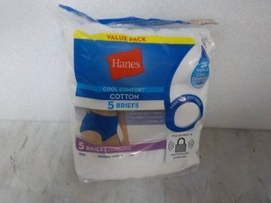 5 pack Hanes size 6M Cotton Briefs
