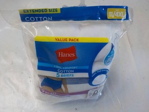 5 pack Hanes size 114XLCotton Briefs